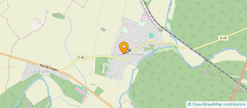 localisation de l'entreprise LES AMIS DE L'EGLISE SAINT MARTIN D'OZOUER-LE-VOULGIS  OZOUER-LE-VOULGIS