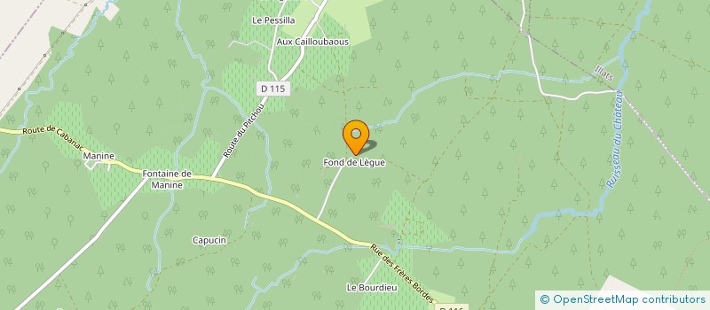 localisation de l'entreprise LES AMIS DE L EGLISE SAINT MARTIN DE LANDIRAS  LANDIRAS