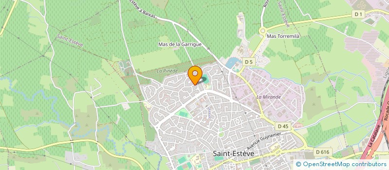 localisation de l'entreprise LES AMIS DE L'EGYPTE ANCIENNE  SAINT-ESTEVE