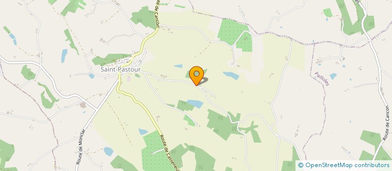 localisation de l'entreprise LES AMIS DE L'EHPAD DES COTEAUX  SAINT-PASTOUR