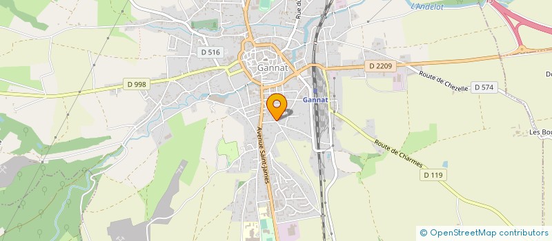 localisation de l'entreprise LES AMIS DE L'ENSEIGNEMENT PUBLIC à GANNAT