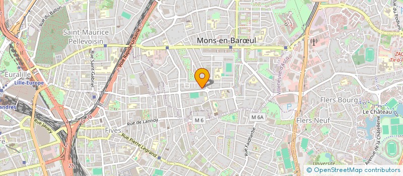 localisation de l'entreprise LES AMIS DE L'ENSEMBLE ASTERA  MONS-EN-BARUL