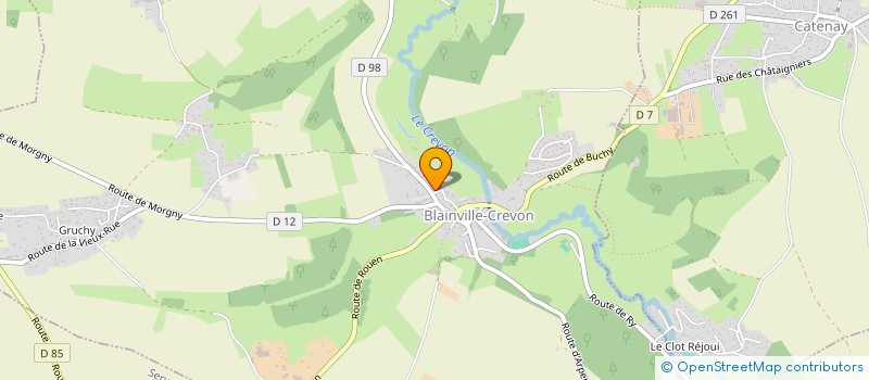 localisation de l'entreprise LES AMIS DE L'ENSEMBLE DOINA  RY