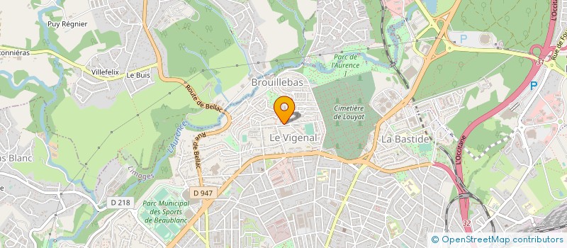 localisation de l'entreprise LES AMIS DE L'ENSEMBLE EPSILON à LIMOGES