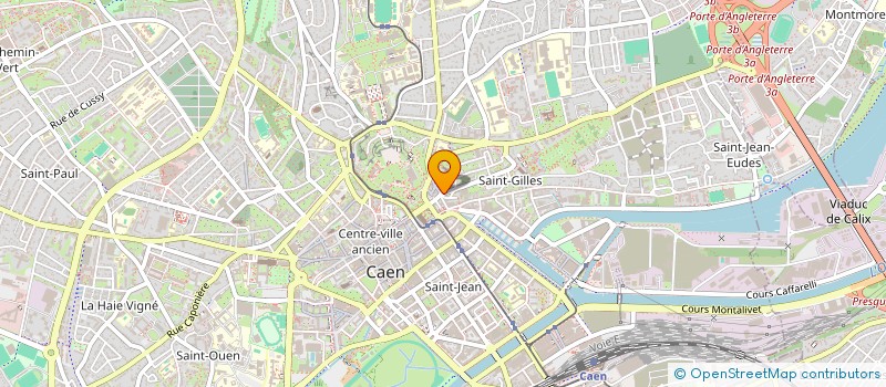 localisation de l'entreprise LES AMIS DE L'ESPACE DE REFLEXION ETHIQUE DE NORMANDIE (A2EREN) à CAEN