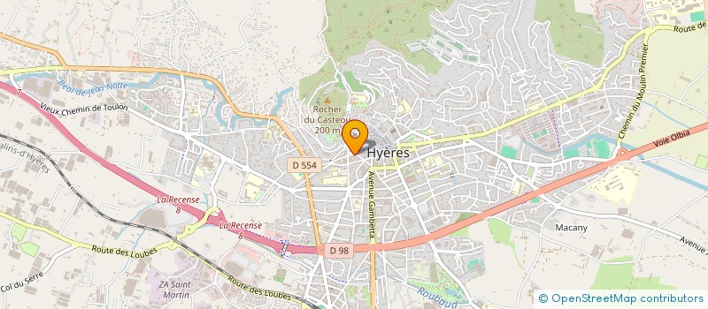 localisation de l'entreprise LES AMIS DE L ESPERANCE à HYERES