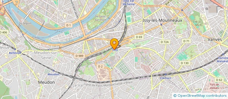 localisation de l'entreprise LES AMIS DE L'EXCELLENCE POUR TOUS AEPT à ISSY-LES-MOULINEAUX