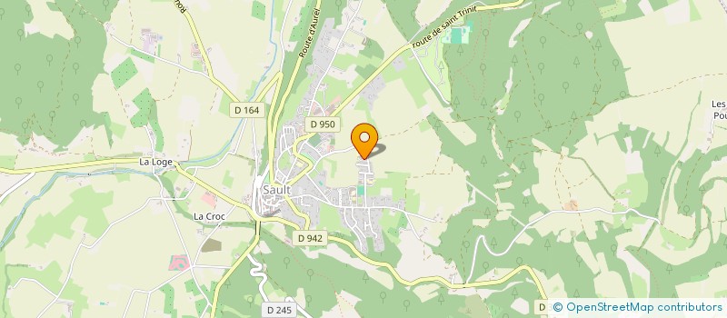 localisation de l'entreprise LES AMIS DE L HOPITAL à SAULT