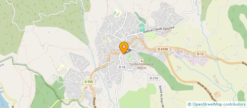 localisation de l'entreprise LES AMIS DE L'HOTEL D'ASTIER  FORCALQUIER