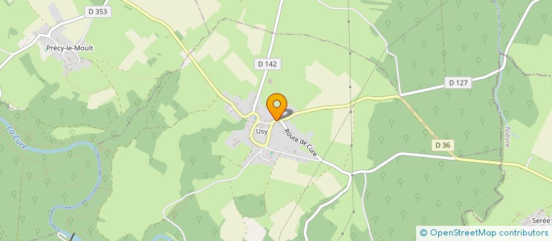 localisation de l'entreprise LES AMIS DE L'ICONE à VEZELAY