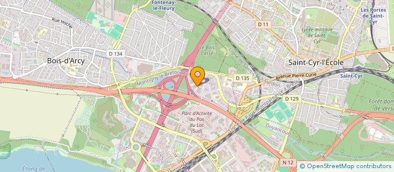 localisation de l'entreprise LES AMIS DE L'INGENIEUR JEAN BERTIN (AJB) à MONTIGNY-LE-BRETONNEUX