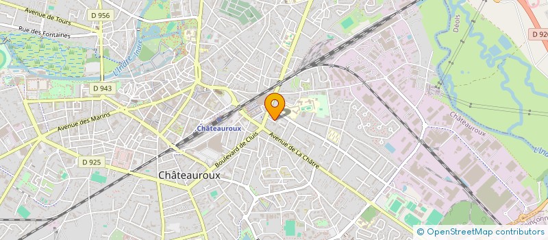 localisation de l'entreprise LES AMIS DE L IRE DES VENTS à CHATEAUROUX