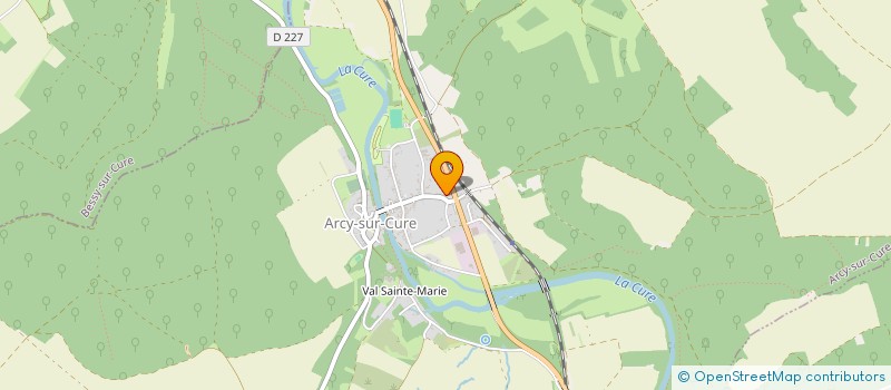 localisation de l'entreprise LES AMIS DE L'ISLE SAINT JEAN à ARCY-SUR-CURE