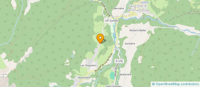 localisation de l'entreprise LES AMIS DE L OEUVRE D ARCABAS à SAINT-PIERRE-DE-CHARTREUSE
