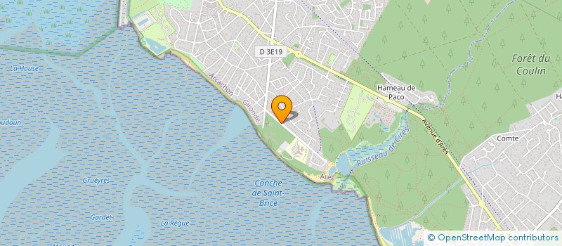 localisation de l'entreprise LES AMIS DE L'OEUVRE WALLERSTEIN  ARES