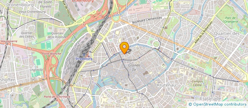 localisation de l'entreprise LES AMIS DE L'ORCHESTRE DE CHAMBRE DE STRASBOURG à STRASBOURG