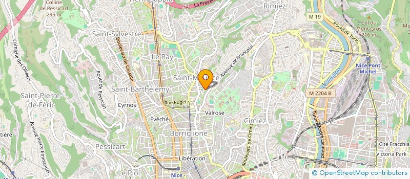 localisation de l'entreprise LES AMIS DE L'ORCHESTRE PHILARMONIQUE DE NICE  NICE