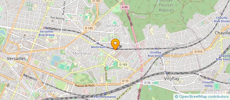localisation de l'entreprise LES AMIS DE L ORGUE à VERSAILLES