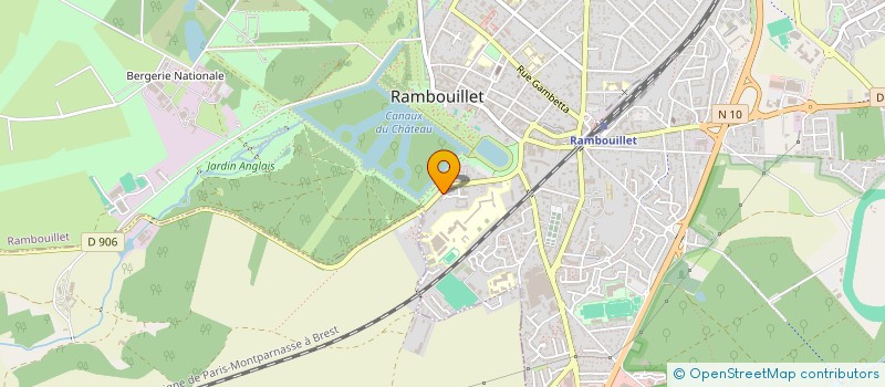 localisation de l'entreprise LES AMIS DE L'ORGUE à RAMBOUILLET