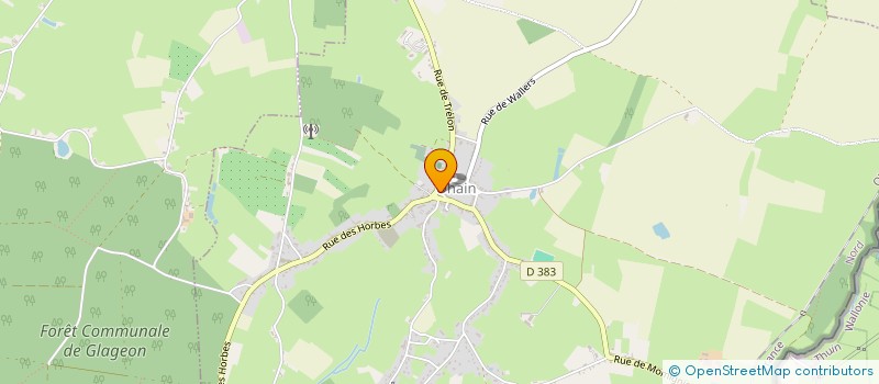 localisation de l'entreprise LES AMIS DE L'ORGUE D'OHAIN  OHAIN