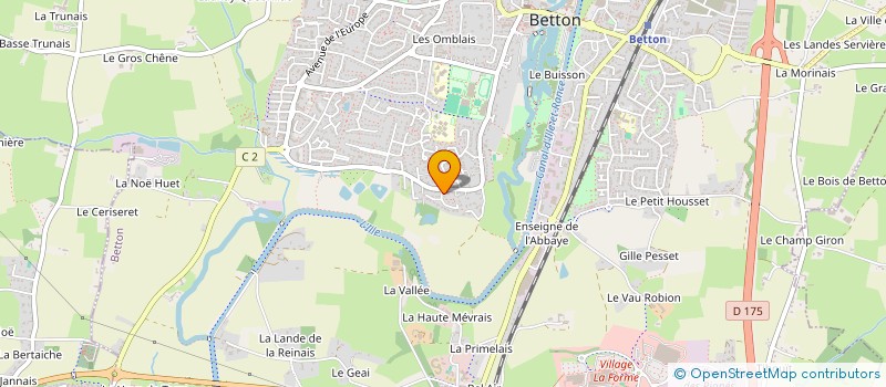 localisation de l'entreprise LES AMIS DE L'ORGUE DE BETTON  BETTON