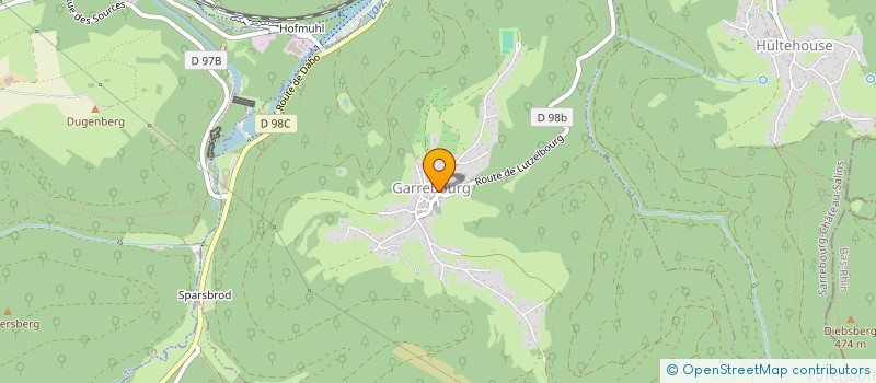 localisation de l'entreprise LES AMIS DE L'ORGUE DE HENRIDORFF  HENRIDORFF