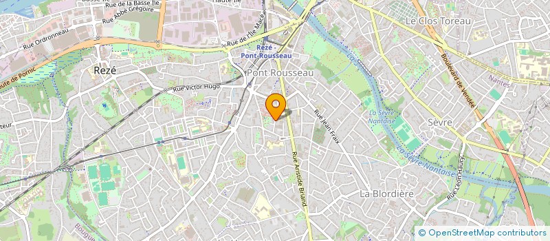localisation de l'entreprise LES AMIS DE L'ORGUE DE SAINT PAUL DE REZE à REZE