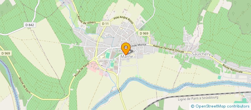 localisation de l'entreprise LES AMIS DE L'ORGUE DU PAYS DE CHARLY SUR MARNE à CHARLY-SUR-MARNE