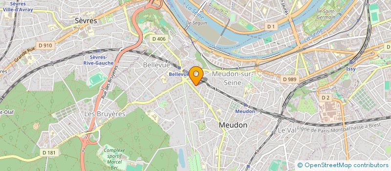 localisation de l'entreprise LES AMIS DE L'ORPHEON à MEUDON