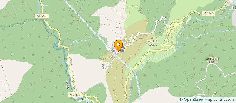 localisation de l'entreprise LES AMIS DE L OUVRAGE MAGINOT DE LA MADELEINE  RIMPLAS