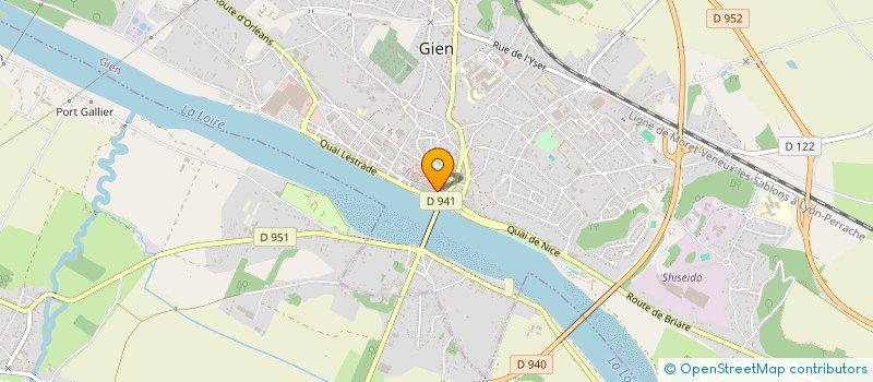 localisation de l'entreprise LES AMIS DE L'OVALE à GIEN