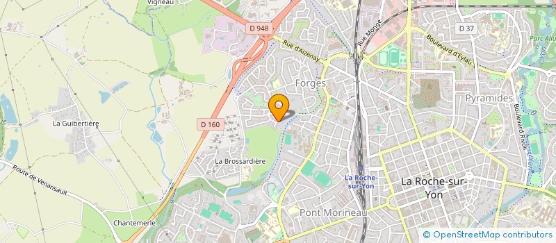 localisation de l'entreprise LES AMIS DE L'UNIVERSITE ET DE LA CULTURE DU PAYS YONNAIS à LA ROCHE-SUR-YON