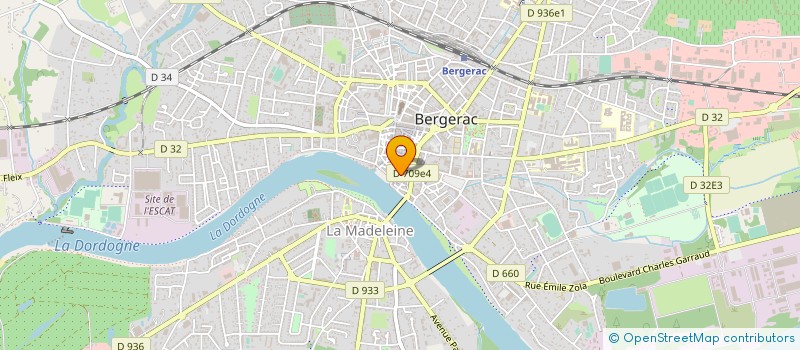 localisation de l'entreprise LES AMIS DE L'USB à BERGERAC