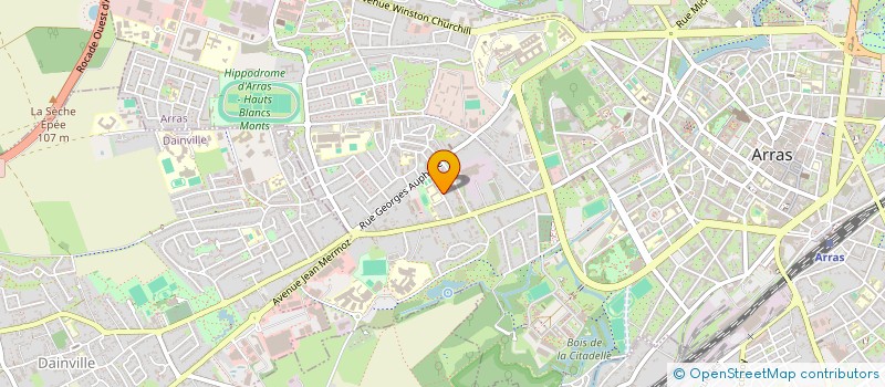 localisation de l'entreprise LES AMIS DE L USEP à ARRAS