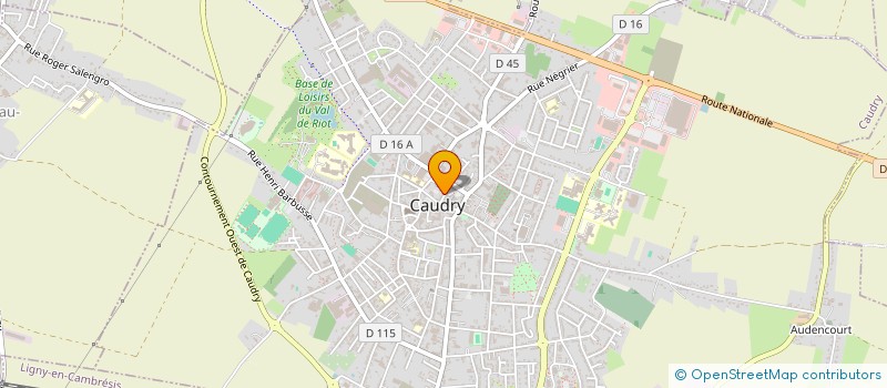 localisation de l'entreprise LES AMIS DE LA BALLERINE  CAUDRY