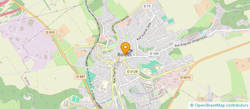 localisation de l'entreprise LES AMIS DE LA BANDE DESSINEE à BOLBEC