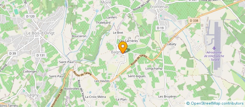 localisation de l'entreprise LES AMIS DE LA BIBLIOTHEQUE COMMUNALE (A.B.C.)  BAGNOLS