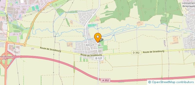 localisation de l'entreprise LES AMIS DE LA BIBLIOTHEQUE D'ALTORF  ALTORF