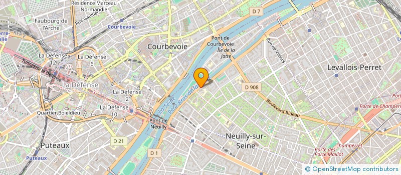 localisation de l'entreprise LES AMIS DE LA BIBLIOTHEQUE DE L'HOPITAL à NEUILLY-SUR-SEINE