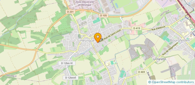 localisation de l'entreprise LES AMIS DE LA BIBLIOTHEQUE DE WENTZWILLER  WENTZWILLER