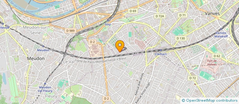 localisation de l'entreprise LES AMIS DE LA BIERE D'ILE DE FRANCE à ISSY-LES-MOULINEAUX