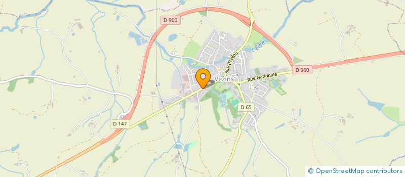 localisation de l'entreprise LES AMIS DE LA BLANDINIERE  VEZINS