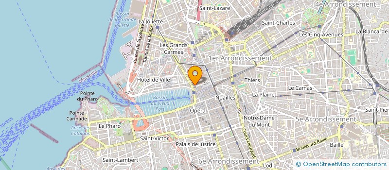 localisation de l'entreprise LES AMIS DE LA BRASSERIE DES TEMPLIERS à MARSEILLE