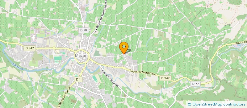 localisation de l'entreprise LES AMIS DE LA BRUYSSANDE  MAZAN