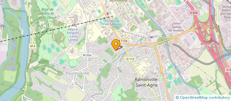 localisation de l'entreprise LES AMIS DE LA BULLE CARREE à TOULOUSE