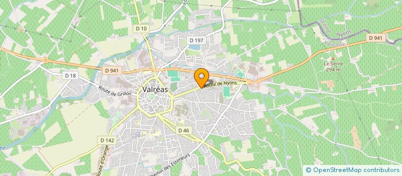 localisation de l'entreprise LES AMIS DE LA CALANDRETA DE VAURIAS à VALREAS