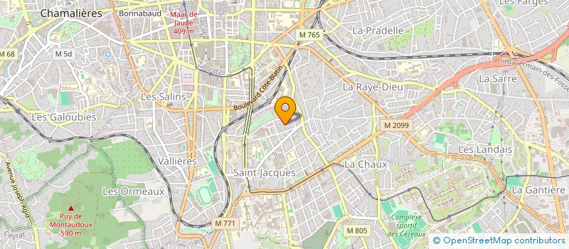 localisation de l'entreprise LES AMIS DE LA CAMERA DELLE LACRIME  CLERMONT-FERRAND