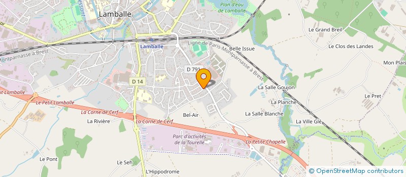 localisation de l'entreprise LES AMIS DE LA CASSOIRE à LAMBALLE-ARMOR