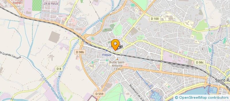 localisation de l'entreprise LES AMIS DE LA CATHEDRALE DE FREJUS à FREJUS