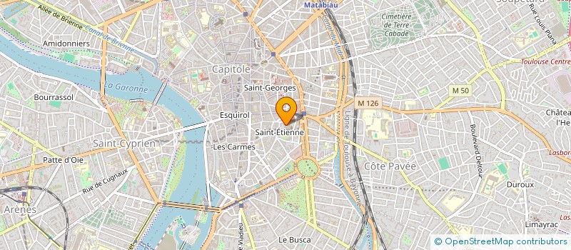 localisation de l'entreprise LES AMIS DE LA CATHEDRALE SAINT ETIENNE  TOULOUSE